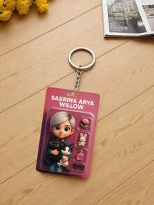 1 pieza Empaque personalizado de figura de acción 2D, estilo de caja de juguete. Regalo artístico, regalos personalizados, adorno de coche personalizado. Regalo para mamá, familia, amigos, padres, abuelos, niño, hija, ella, él, Halloween, Acción de Gracias, Navidad, dormitorio, mujer, niña, boda, cumpleaños, sala de juegos y talla grande - Multicolor - Ver 3