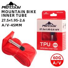 1 pieza Cámara de aire ultraligera de TPU para bicicleta de montaña, con válvula Presta