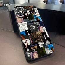 Funda de teléfono SSS4U D-Drake nuevo álbum compatible con  17,16,15,14,13,12,11,Pro,Max,Plus,X,XS,SE4,E,Mini, funda negra suave, compatible con funda de  17, funda de  17 Pro, funda de  17 Pro Max - z4 - Ver 6