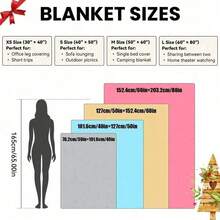 Stylish Concert Scene Pattern Blanket, Cozy Flannel Throw Blanket For Sofa, Bed, Or Travel, Soft And Warm Decorative Blanket With Artistic Stage Print For Music Lovers, Gift Idea. - 白色 - 查看 4