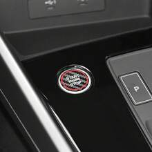 Car Engine Start Button Sticker Compatible With Audi A3 8Y S3 RS3 Sportback 2021-2025 For Alcantara Key Ignition Button Trim Interior Molding Accessories (Suede Red) - Carbon - View 5