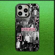 Funda de teléfono Singer M-Morgan Wallen para 17,16,15,14,13,12,11,Pro,MAX, cubierta de silicona mate gris negra - Z6 - Ver 4