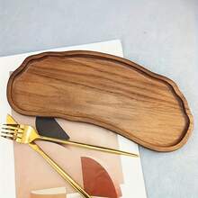 Rainbow Shaped Tray, Unique Tray Design, Multi-Purpose Serving Platter, Meat Board, Oval Wooden Plate, Serving Dish, Cheese Dinner Plate, Wholesale, For Desserts, Snacks, Bread, Fruits, Appetizers, Entryway Storage, Bathroom Storage, Elegant Beautiful Practical Plate