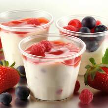 Conjunto de 10/25 unidades de copos de sobremesa de plástico transparente, com capacidade aproximada de 170 ml (5,7 oz), ideais para gelatina, pudim e sorvete. Perfeitos para fazer bolos de sorvete, decorar sobremesas, organizar festas de aniversário, casamentos e outros eventos. Adequados para Natal, Ano Novo, aniversários, casamentos e outras ocasiões. - Várias cores/estilos aleatórios - Ver 8