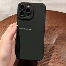 Inspirational Quote Aesthetic Phone Case For IPhone 16 11 15 14 13 12 Pro Max XR Plus Case Remember The Goal Cool Black Phone Cases Birthday Christmas Gifts For Women Men Graduation Gifts For Friends Cellphone SmartphoneGIF-FOR-YOU - 1件 - 查看 2