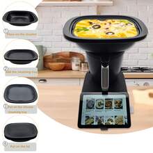 Silicone Steaming Dish & Baking Tray For Thermomix TM7 TM6 TM5 TM31, Heat-Resistant Steamer , For Steaming Fish, Baking And Heating Food Kitchen Accessories - Multicolor - View 4