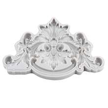 Moldes de silicona con diseños barrocos de rizos y encajes para fondant, chocolate, decoración de pasteles, decoración de cupcakes, dulces, arcilla polimérica y pasta de goma - Gris - Ver 5