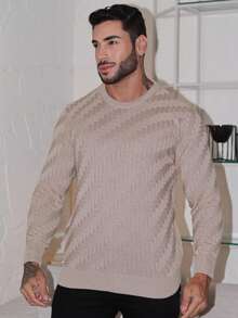 TRICOT DE LUXO Men Sweaters - Beige - View 6