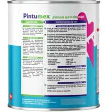 Pintumex Esmaflex esmalte base aceite 250ml pintura acabado brillante protección madera metal superficies interiores exteriores secado rápido durabilidad color intenso fácil aplicación multiusos - Blanco - Ver 2