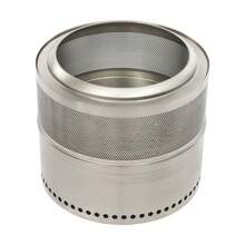 Fire Pit Folding Smokeless Firepit Stainless Steel Portable Outdoor Firepit Fire Pits For Outside Camping - Silver - View 6