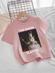 Young Girls T-Shirts - Pink - View 1