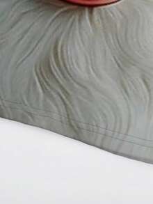 3D圣诞老人印花长袖T恤，休闲街头风基础款圆领T恤，黑/红，春夏款 - 彩色 - 查看 4