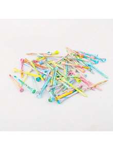 10/20 Pcs High-Quality Wooden Golf Tees, 10/20 Pcs Vibrant Mixed Color Wooden Golf Tees - Durable, High-Quality With Enhanced Stability & Ball Holder Design For Improved Practice,Suitable For Christmas Gifts