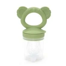 Mordedor de frutas y verduras para bebé con diseño de koala, utensilios de alimentación de silicona, mordedor de frutas y verduras con nombre personalizado, regalo de cumpleaños para bebé - Multicolor - Ver 7
