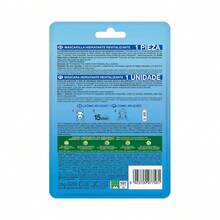 Mascarilla Facial en Tela Hidratante y Revitalizante de Granada con Ácido Hialurónico Natural - 1 Unidad - Blanco - Ver 3