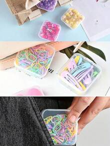 Small Boxes In Large Box:Durable Plastic Storage Solution For Jewelry, Crafts, And Small Items,Multifunctional Transparent Plastic Portable Travel Storage Box Set,For Mother's Day,DIY Crafts, Beading Storage, Beading Jewelry Making,Travel Accessories,Gift For My Mother Sun Travel Cool Back To School