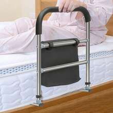 For Elderly Adult Bed Assist Bar Stainless Bed Safety Grab Bar Handle Bed Rails - Silver - View 1