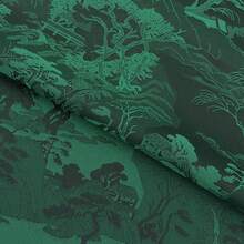 1 tấm vải Jacquard dập nổi màu xanh ô liu chất lượng cao, nhẹ và thoáng khí, vải thời trang họa tiết hình học, vật liệu may DIY thiết kế, vải dệt trang trí - Nhiều màu - Xem 5