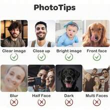 1PC Personalized Face Socks With A Funny Twist – Custom Novelty Gifts For Men, Women, Dog Lovers And Cat Lovers On Valentine's Day & Christmas - Black - View 7
