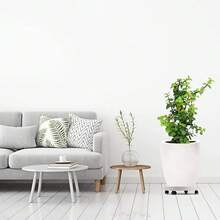 Heavy-Duty Plastic Flowerpot Tray With 4 Smooth Rollers And Thickened Base - Circular High-Quality Design Suitable For Large Flowerpots, Indoor/Outdoor Use - Multicolor - View 5