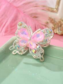 1/20pcs Multi-Color Rhinestone Butterfly Beads, Suitable For DIY Necklace, Bracelet, Earring, Keychain, Phone Strap, Decorative Pen, Couple Gifts - Multicolor - View 8