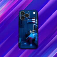 Custodia per telefono B-Bad DTMF B-BunnyS compatibile con 17, 16, 15, 14, 13, 12, 11, Pro, Max, Plus, X, XS, SE4, E, Mini, custodia morbida nera, compatibile con custodia 17, custodia 17 Pro, custodia 17 Pro Max