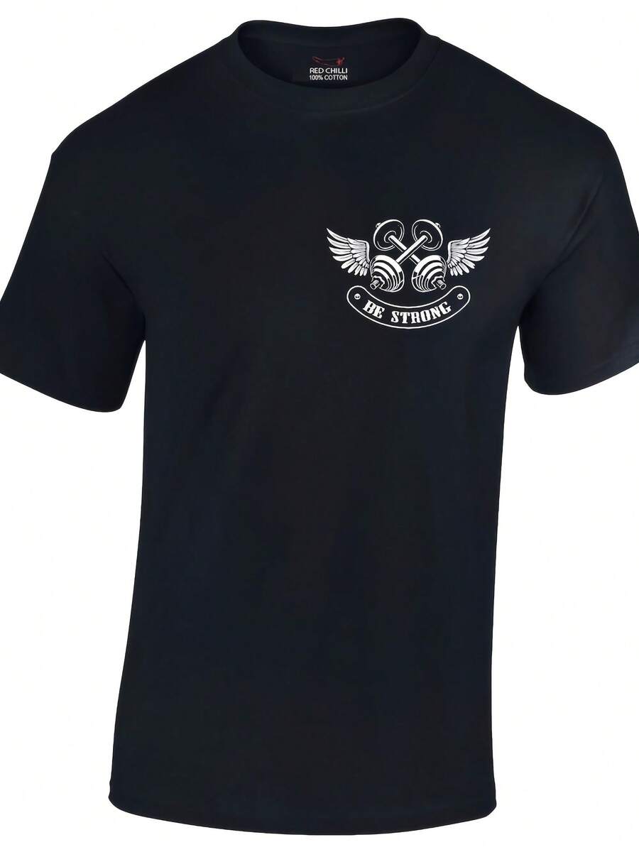 Camiseta de gimnasio "Be Strong LB" - Estilo 4 - View 1