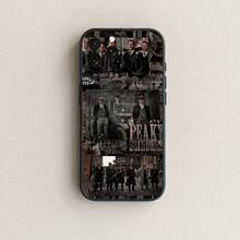 M-Movie Peaky B-Blinders-ES Phone Case Covercompatible with  16,15,14,13,12,11 Plus,Pro Max,XS,X,XR,SE,Mini,8,7,Soft Silicone Black Cover,Covercompatible with  17 Hülle, 17 pro Hülle, 17 promax Hülle