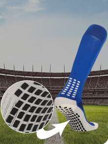 1双男童及膝足球袜，女童毛巾底防滑运动袜，适合10-18岁青少年，可用于足球训练、跑步、户外活动 - 彩色 - 查看 7