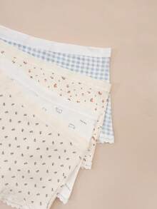 4条装女士舒适柔软花卉印花低腰内裤 - 彩色 - 查看 5