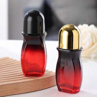 1pc 30ml Refillable Essential Oil Roll-On Bottle, Portable Roll-On Vial