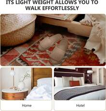 EstiloBaluue Pantuflas Antideslizantes De AlgodóN Y Lino Para Viajes 6 Pares Reutilizables Zapatillas De Spa Punta Abierta Sandalias Para Invitados CóModas Y PortáTilesVersióN Mejorada - 1 - Ver 3