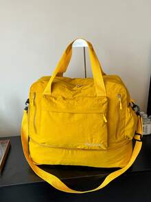 Duża torba na krótkie podróże, torba podróżna, torba sportowa i fitness dla kobiet, oddzielająca rzeczy suche od mokrych, torba na ramię