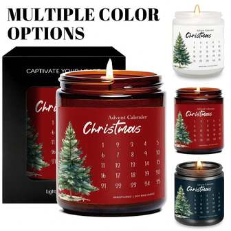 Winter Scented Candles Gifts - Soy Wax Aromatherapy Candle For Relaxation, Brown Winter Bedroom Decor & Birthday Wedding Gifts For Women., Christmas Decorations, Christmas Gifts