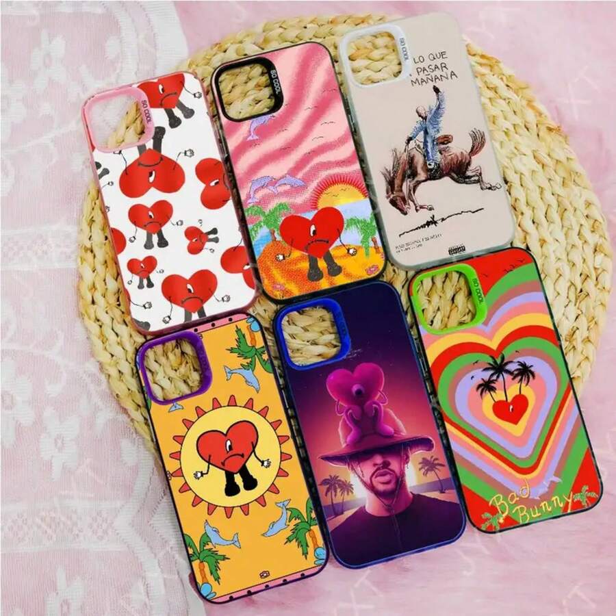 Custodia per telefono Yo Perreo Sola Maluma compatibile con Apple 11 12 13 14 15 16 Pro Max Plus, custodia protettiva placcata per telefono, compatibile con custodia 17, custodia 17 Pro, custodia 17 Pro Max