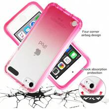 For IPod Touch 6th 7th Generation Case With Universal Mobile Phone Lanyard2 In 1 Shockproof Soft TPU IPod Case Cover For IPod Touch 5/6/7th Red - 紅色 - 查看 5