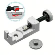Watch Band Bracelet Link Pin Remover Repair Tool Kit Metal Strap Adjustable - 銀色 - 查看 2
