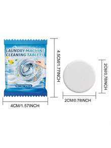 5/10/20pcs Washing Machine Cleaner, Powerful Washing Machine Cleaning Tablets For Deep Cleaning And Deodorizing, Strong Stain Removal And Good Cleaning Effect, Making The Inner Tub Of The Washing Machine Cleaner - Multicolor - View 2