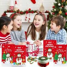 10/25/50 PCS Merry Christmas Goodie Bags Christmas Snowman Plastic Gift Bag With Handle Xmas Cute Double-Sided Printed Treat Candy Bags Xmas Theme Red Party Favor Bag For Winter Holiday Party Supplies - Multicolor - View 3