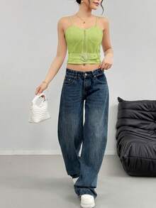 Women Tank Tops & Camis - Green - View 5