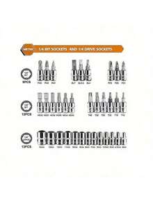 46 Pieces / Set Car Repair Tool Set Household Hand Tool Kit Wrench Screwdriver - Red - View 6