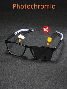 Gafas deportivas unisex que cambian de color, cuadradas, modernas, para negocios, exteriores, TR, cómodas, ultraligeras y antideslizantes, gafas para vacaciones. - Multicolor - Ver 8