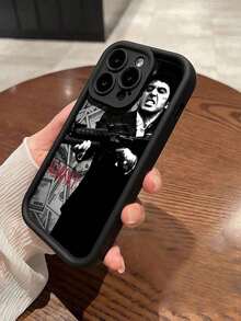 Anime 1pc Black Dollar Bill Gangster Graphic Full Coverage TPU Shockproof Phone Case Compatible With Apple 16, 15, 14, 13, 12, 11 Pro Max And Series.Holiday Gift (Valentine's Day Gift) - 1pc - 查看 5