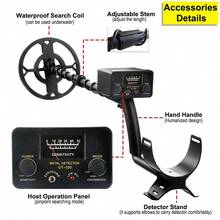 Detector de metales Treasure Hunter GT200 Detector profesional de hierro y oro subterráneo de alta sensibilidad IP68 resistente al agua con batería - GT200 - Ver 2