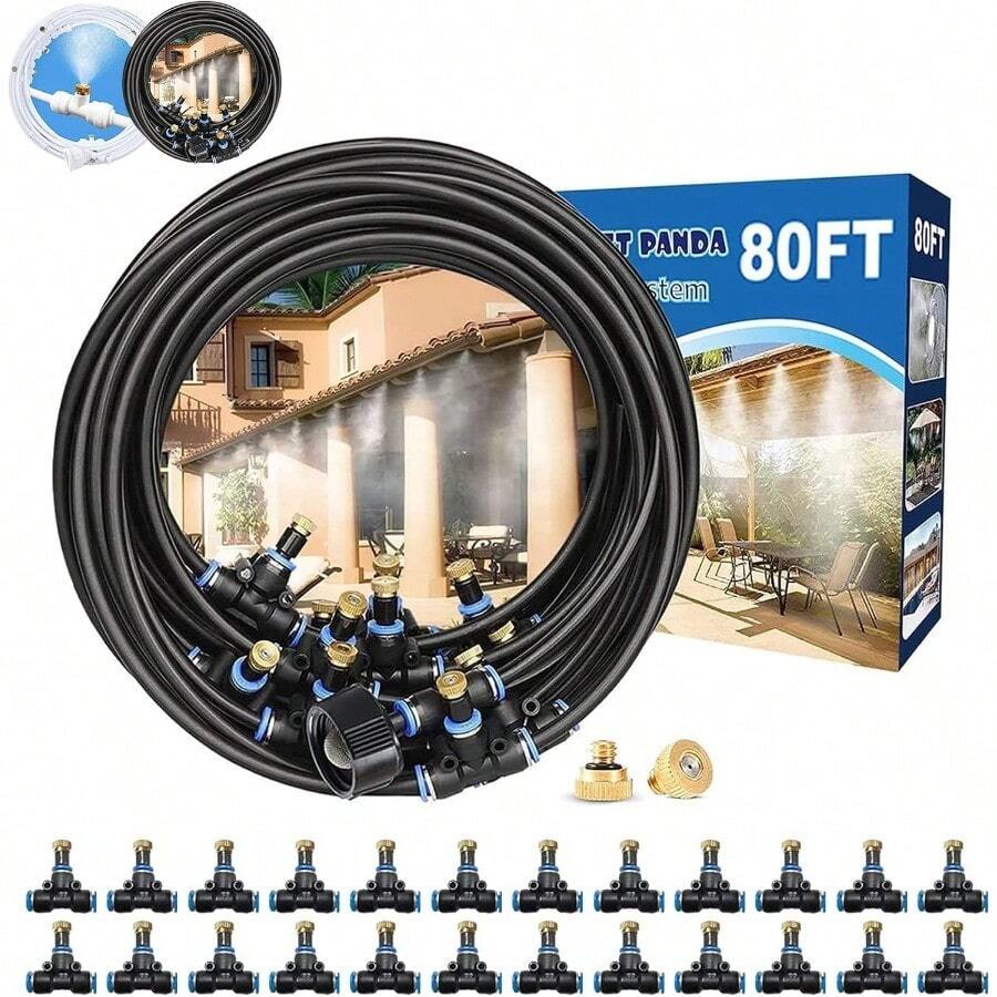Misting Cooling SystemOutside Water Misters For Outdoor Patio 80Ft 24M ...