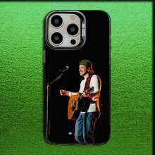Funda de teléfono Singer M-Morgan Wallen para 17,16,15,14,13,12,11,Pro,MAX, cubierta de silicona mate gris negra - Z6 - Ver 8