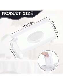 1 pièce Distributeur portable de lingettes humides, contenant léger, support de papier hygiénique essentiel pour la maison et les voyages en extérieur. Accessoire de voyage compact, dépôt de lingettes humides facile d'accès pour la cuisine, la salle de bain, la voiture, le bureau, le camping, la randonnée, le pique-nique, les aventures en plein air. Boîtier en plastique, joint étanche, distribution rapide, nettoyage sans tracas, stockage hygiénique des lingettes, organisateur prêt pour les voyages - Multicolore - Voir 11