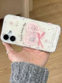 1pc Cute Lolita Style Rabbit Pattern Phone Case, Elegant Girl Shockproof Protective Cover, Suitable For IPhone17/IPhone17 ProMax/IPhone16 Pro Max/IPhone15 Pro/IPhone14/IPhone13/12/11, Can Be Given As Gift To Family, Friends, Siblings, Or Partner - Multicolor - View 4