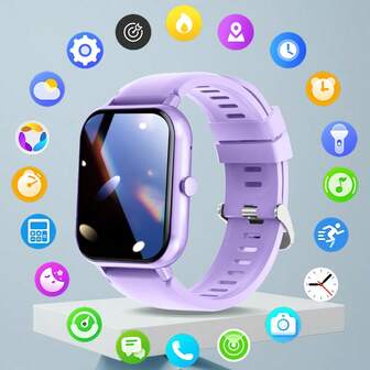 2025 新款 1.83 英寸大屏幕智能手表，男女皆宜，双表带，230mAh，高分辨率，色彩清晰，表带上色彩鲜艳，消息提醒，接听电话，轻松音乐控制，运动模式，步数卡路里计数 ne Android 系统兼容性，出色的电池寿命，最好的新年礼物