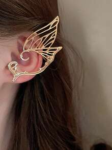 一对蝴蝶仙子耳环，可定制设计，金属吊坠，甜美、别致、性感复古风格，万圣节完美之选 - 彩色 - 查看 18